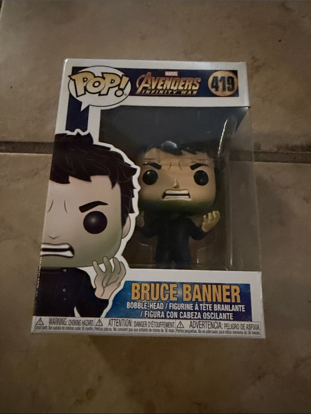 Funko Pop! Bruce Banner Figure in Green and Black